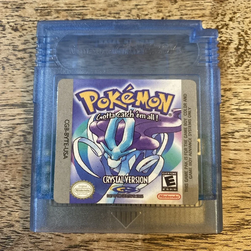 Nintendo Pokémon Crystal Version Nintendo Game Boy Color Role Playing NTSC-U/C …